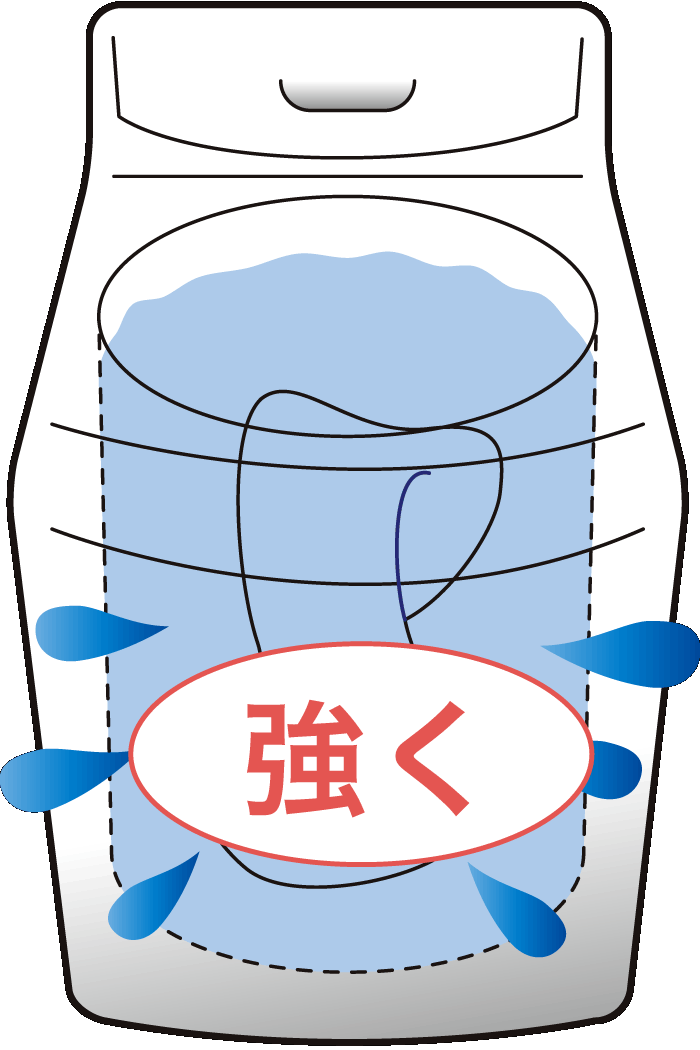 脱水(1回目)